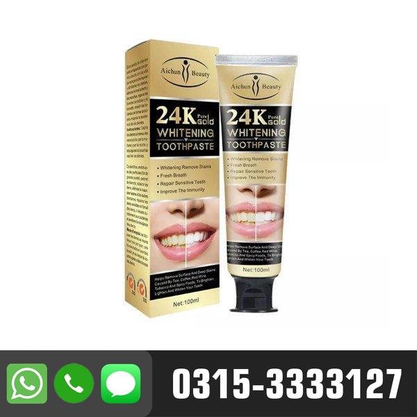 24k Gold Whitening Toothpaste in Pakistan