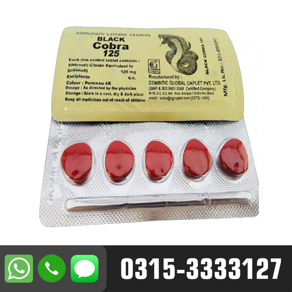 Black Cobra 125mg Tablets