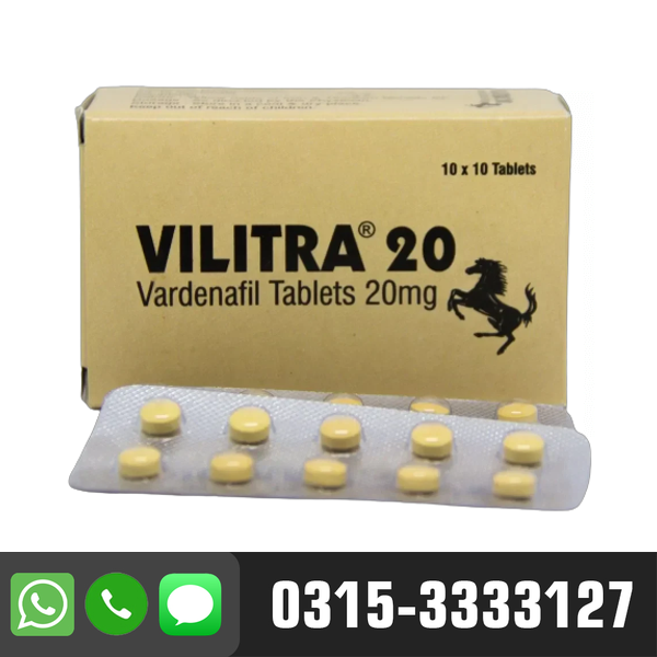 Vilitra Vardenafil 20mg Tablets in Pakistan