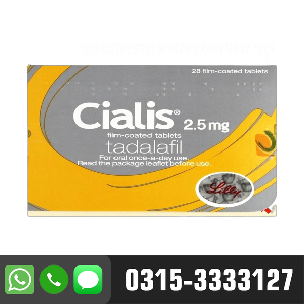 Cialis 2.5mg Tadalafil Tablets