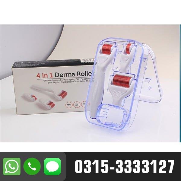 Derma Roller 4 in 1 Skin Care Set