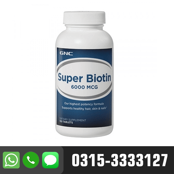 GNC Super Biotin 6000 MCG