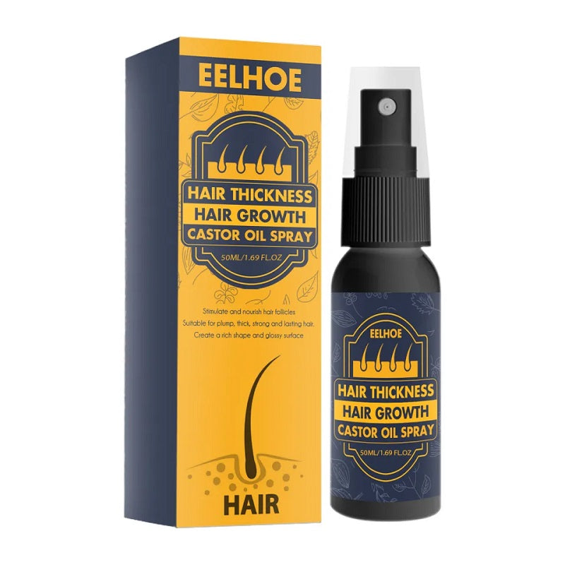 Hair Thickness Hair Growth Caster Oil Spray - Eelhoe