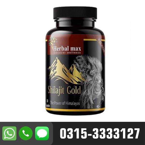 Herbal Max Shilajit Gold Capsules in Pakistan