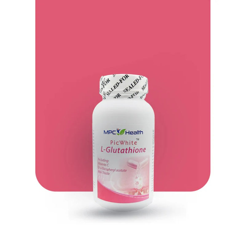 Pic White L-Glutathione Capsules - Mpc Health