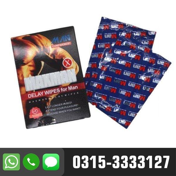 Maxman Delay Wipes in Pakistan