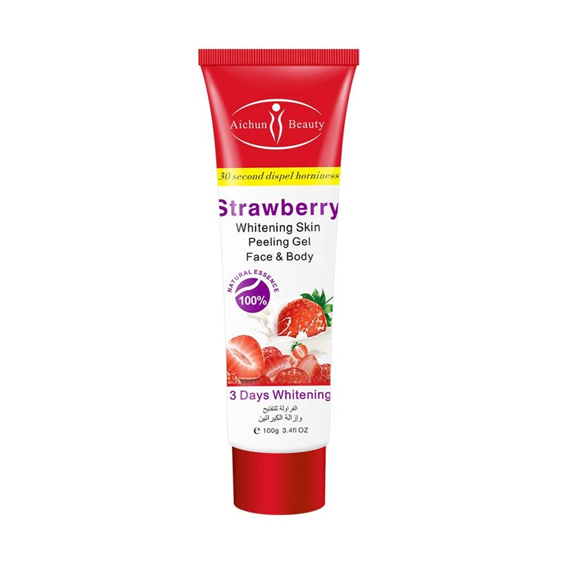 Strawberry Whitening Skin Exfoliating Cream - Aichun Beauty