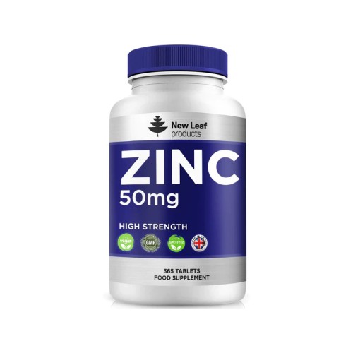 Zinc 50mg High Strength By New Leaf Products