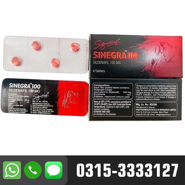 Sinegra 100mg Tablets in Pakistan