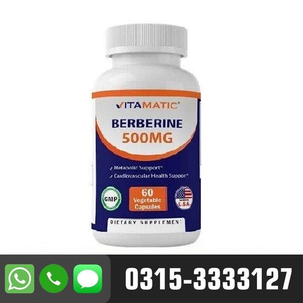 Vitamatic Berberine Supplement 500mg
