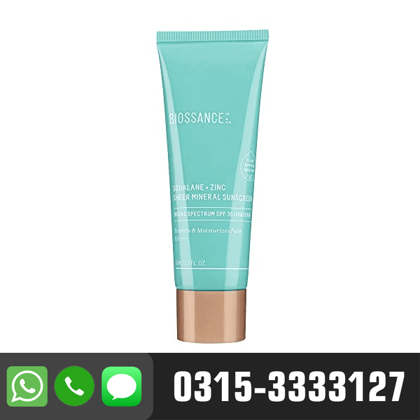 Biossance Squalane +zinc Sheer Mineral Sunscreen