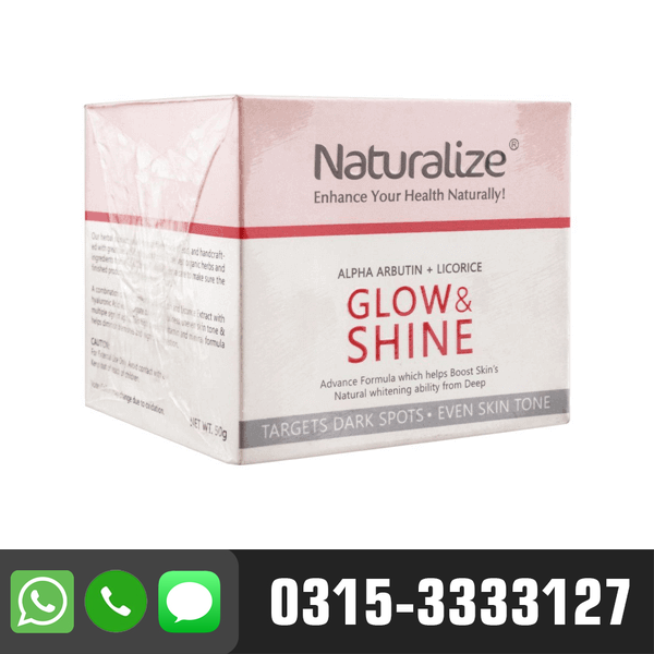 Naturalize Alpha Arbutin + Licorice Glow and Shine Cream in Pakistan