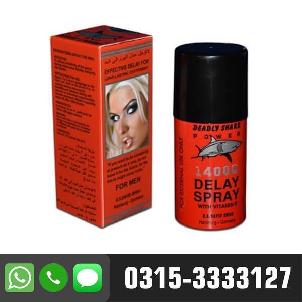 Deadly Shark Power 14000 Delay Spray with Vitamin E 40 ML